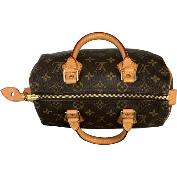 Louis Vuitton Speedy Handbag Boston Bag Monogram Brown - Picture 6 of 9
